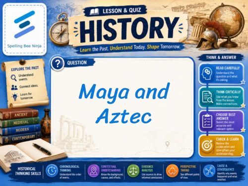 Maya and Aztec Lesson and Quiz