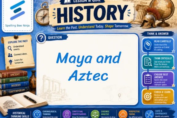 Maya and Aztec Lesson and Quiz
