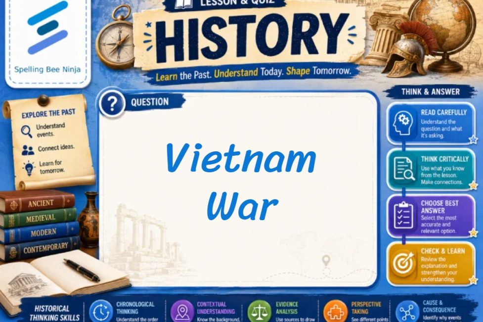Vietnam War Lesson and Quiz