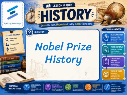 Nobel Prize History Lesson and Quiz