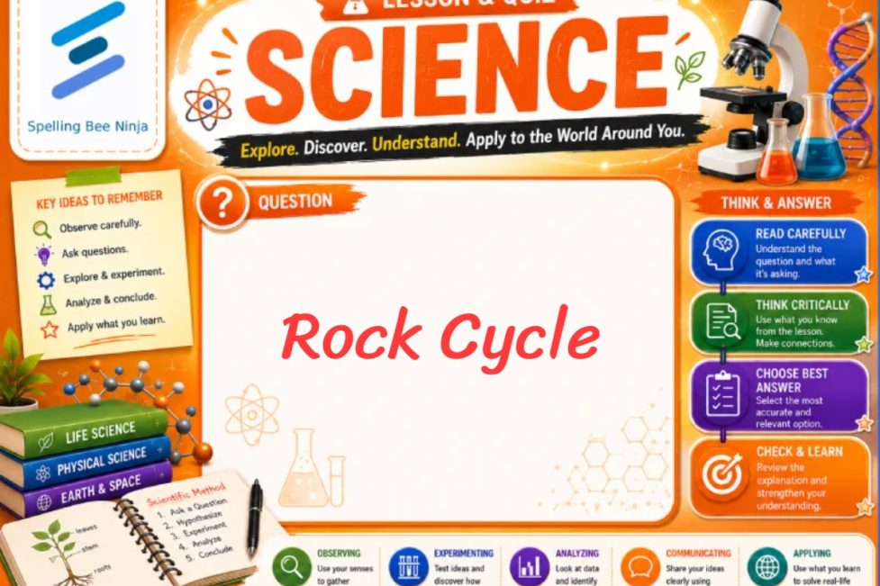 Rock Cycle Lesson and Quiz