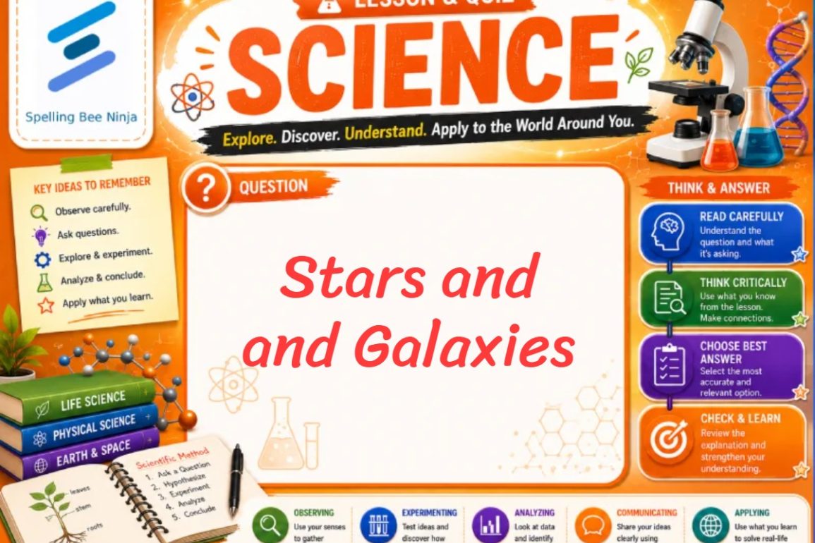 🎓 Stars and Galaxies: Interactive Astronomy Lesson