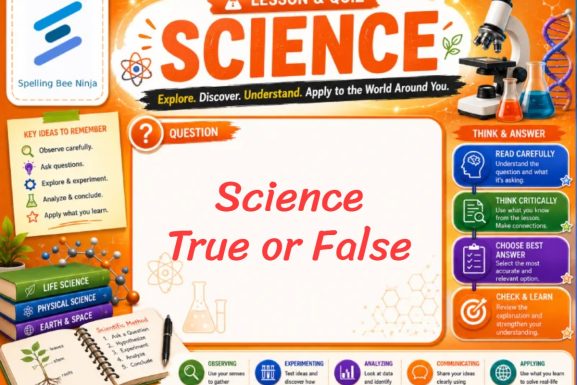 Science True or False Lesson and Quiz