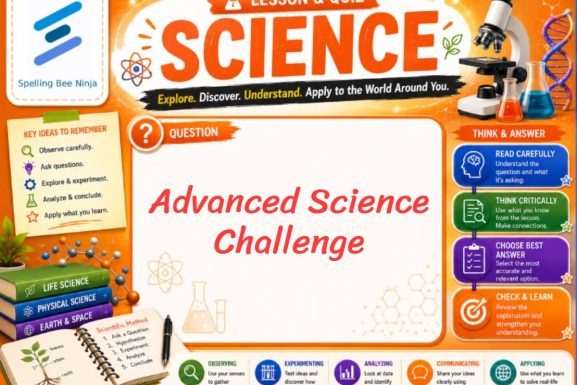Advanced Science Challenge Lesson and Quiz