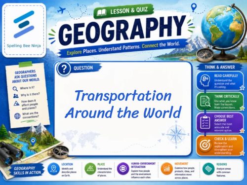 Transportation Around the World Lesson and Quiz