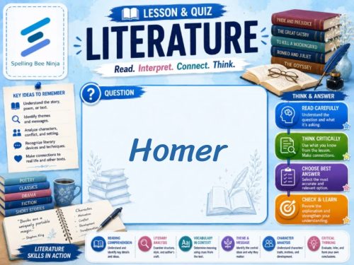 Homer Lesson and Quiz