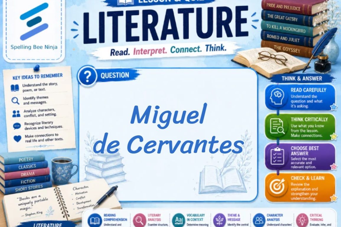 🎓 Miguel de Cervantes: Exploring Don Quixote and His Legacy