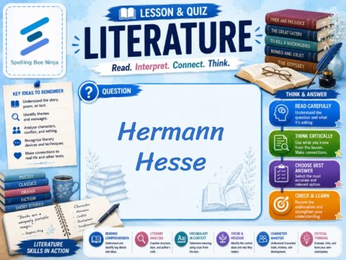 Hermann Hesse Lesson and Quiz