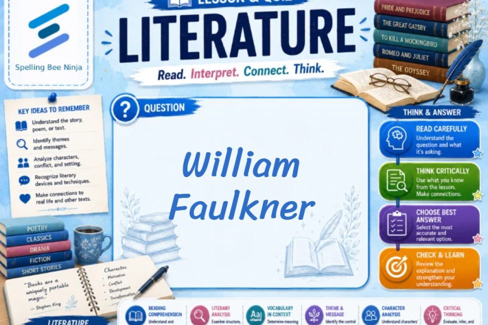 William Faulkner Lesson and Quiz