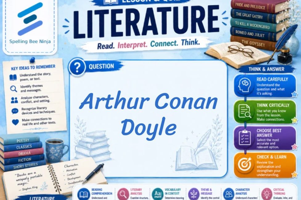 Arthur Conan Doyle Lesson and Quiz