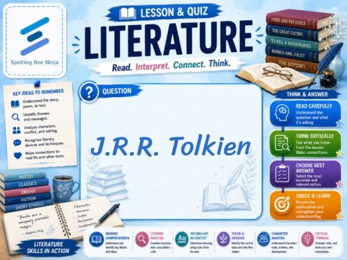 J.R.R. Tolkien Lesson and Quiz