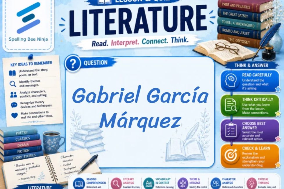 Gabriel García Márquez Lesson and Quiz