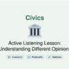 Active Listening Lesson: Understanding Different Opinions