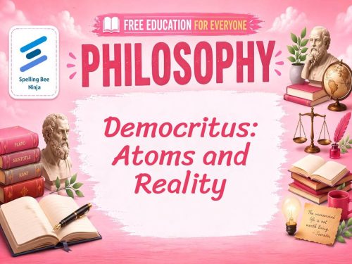 Democritus Lesson: Atoms and the Nature of Reality