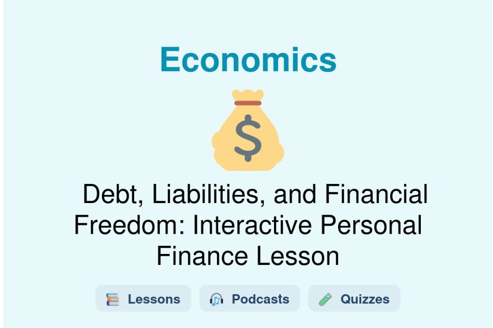 🎓 Debt, Liabilities, and Financial Freedom: Interactive Personal Finance Lesson