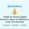 🎓 Health as Human Capital: Interactive Lesson on Wellness and Long-Term Success