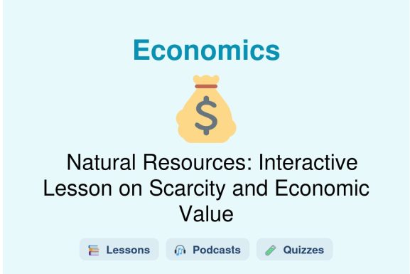 🎓 Natural Resources: Interactive Lesson on Scarcity and Economic Value