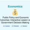 🎓 Public Policy and Economic Outcomes: Interactive Lesson on Government Decision Making