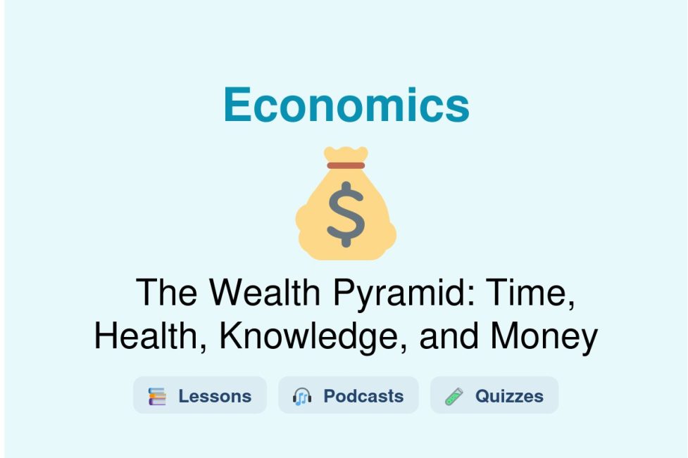 🎓 The Wealth Pyramid: Time, Health, Knowledge, and Money