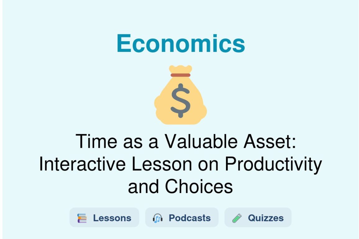 🎓 Time as a Valuable Asset: Interactive Lesson on Productivity and Choices