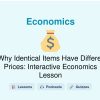 🎓 Why Identical Items Have Different Prices: Interactive Economics Lesson
