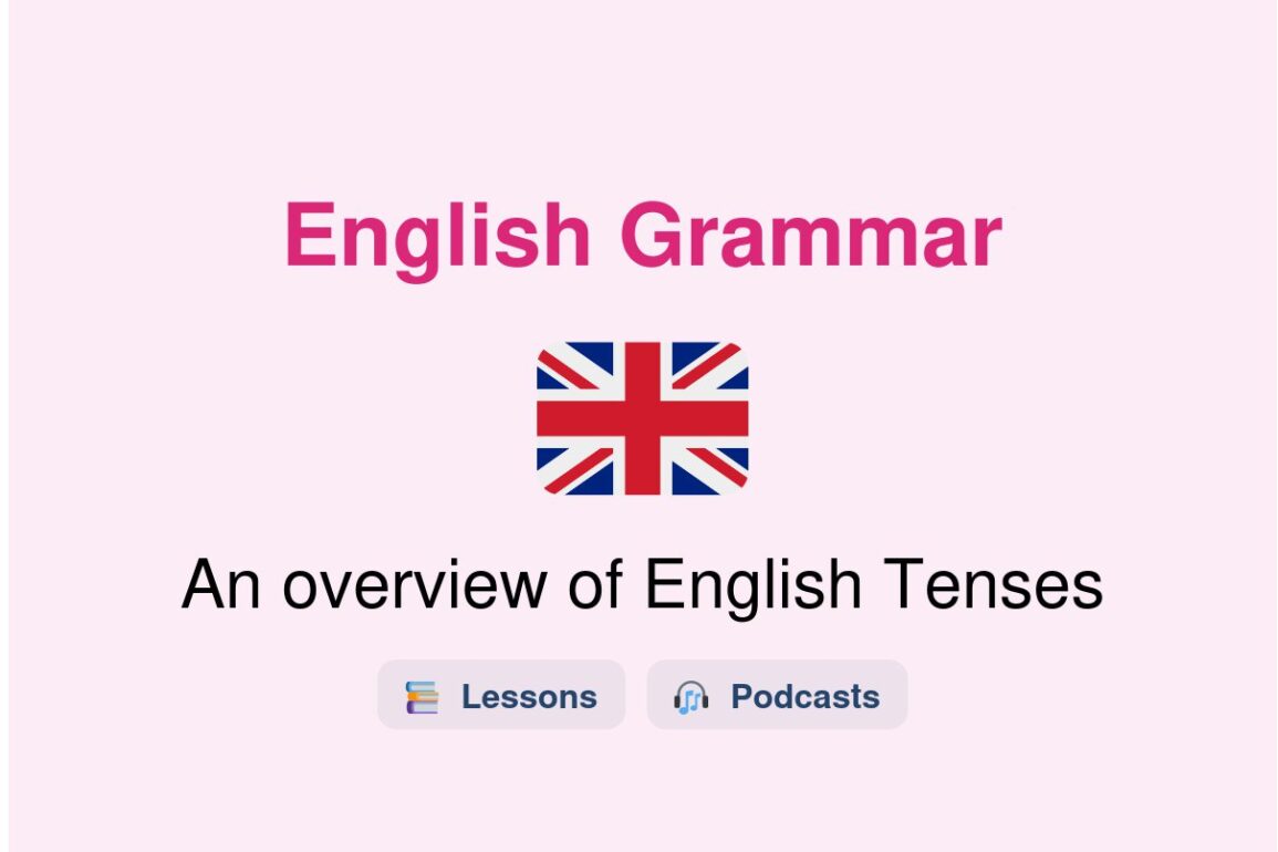 ✈️ An overview of English Tenses