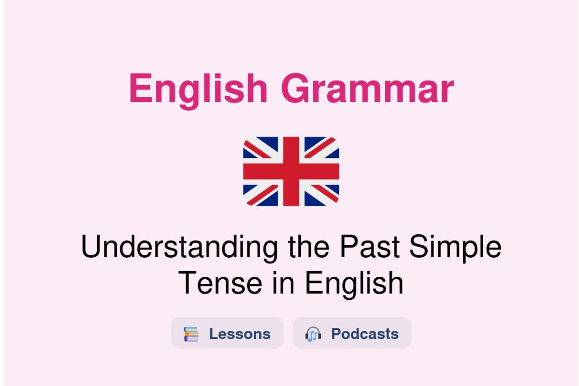 ✈️ Understanding the Past Simple Tense in English