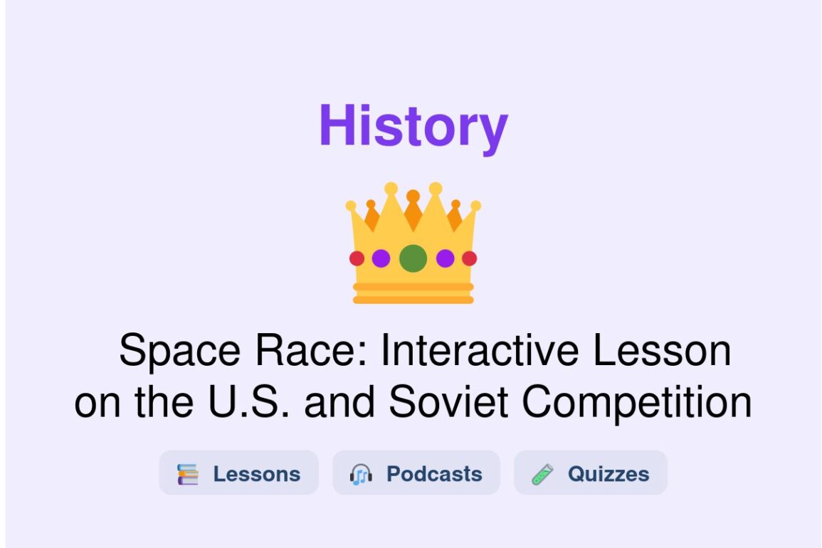 🎓 Space Race: Interactive Lesson on the U.S. and Soviet Competition