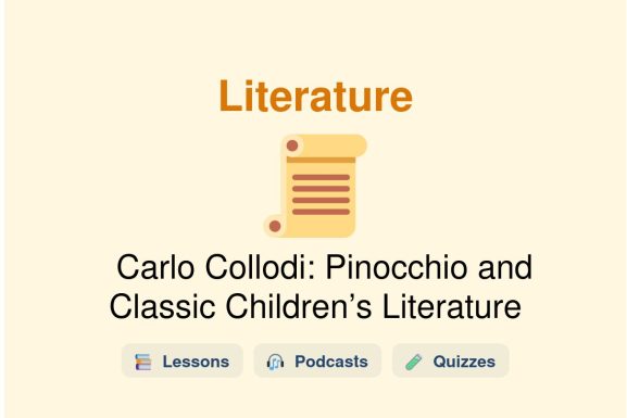 🎓 Carlo Collodi: Pinocchio and Classic Children’s Literature