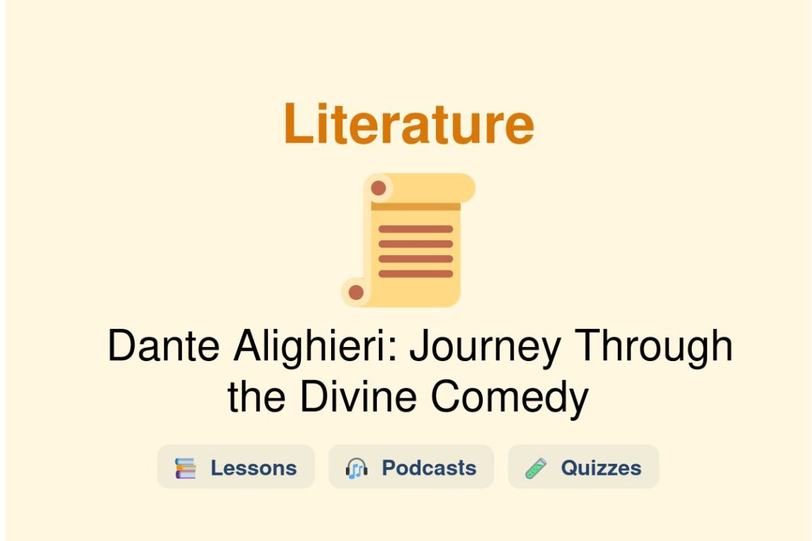 🎓 Dante Alighieri: Journey Through the Divine Comedy
