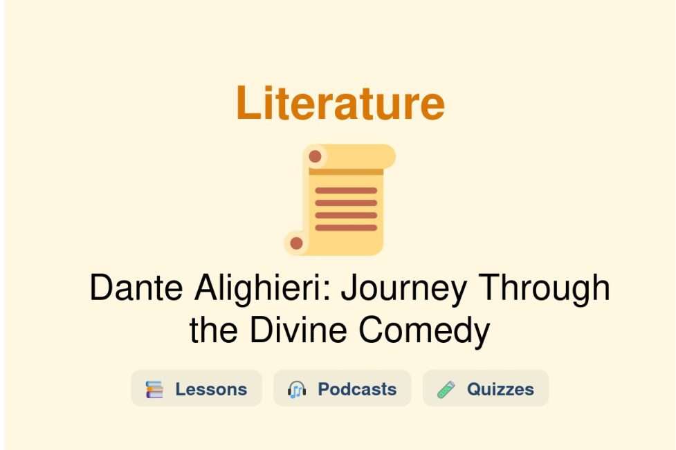 🎓 Dante Alighieri: Journey Through the Divine Comedy
