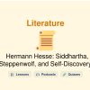 🎓 Hermann Hesse: Siddhartha, Steppenwolf, and Self-Discovery