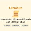 🎓 Jane Austen: Pride and Prejudice and Classic Fiction