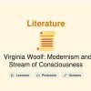 🎓 Virginia Woolf: Modernism and Stream of Consciousness