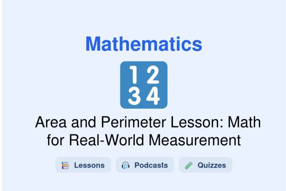 🎓 Area and Perimeter Lesson: Math for Real-World Measurement