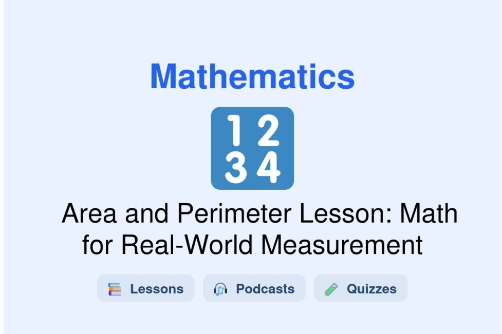 🎓 Area and Perimeter Lesson: Math for Real-World Measurement