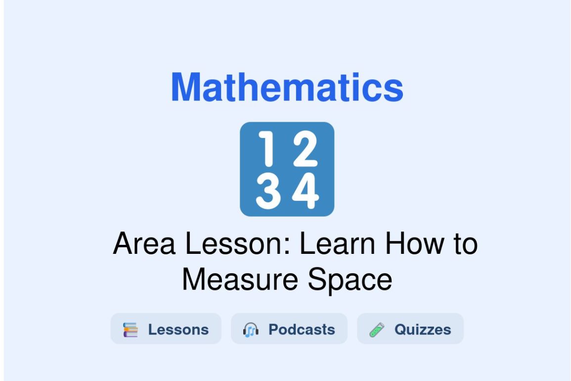 🎓 Area Lesson: Learn How to Measure Space