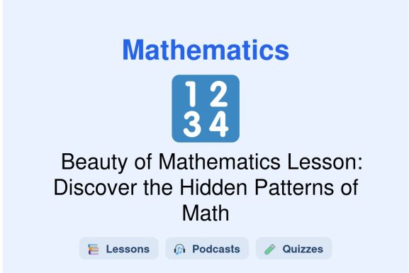 🎓 Beauty of Mathematics Lesson: Discover the Hidden Patterns of Math