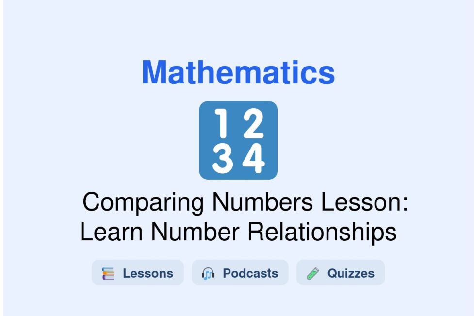 🎓 Comparing Numbers Lesson: Learn Number Relationships