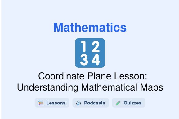 🎓 Coordinate Plane Lesson: Understanding Mathematical Maps