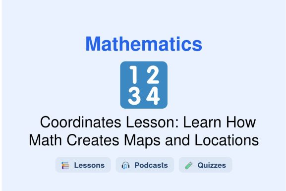 🎓 Coordinates Lesson: Learn How Math Creates Maps and Locations