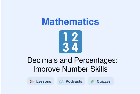 🎓 Decimals and Percentages: Improve Number Skills