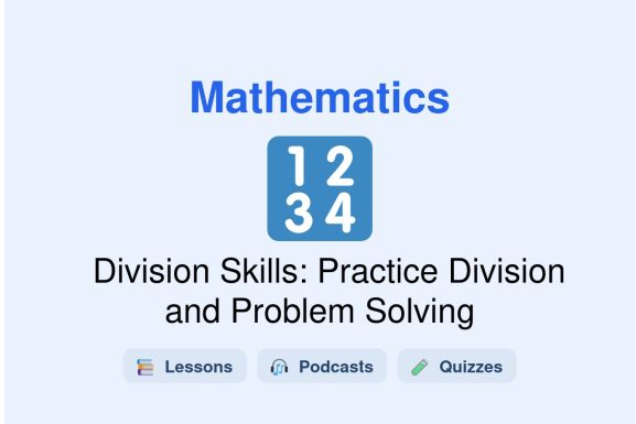 🎓 Division Skills: Practice Division and Problem Solving