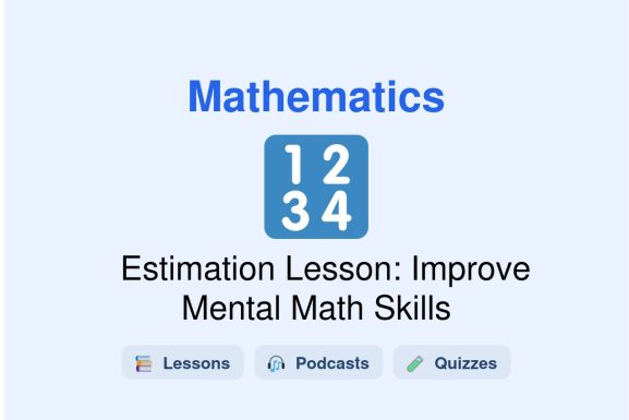 🎓 Estimation Lesson: Improve Mental Math Skills