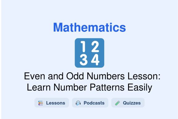 🎓 Even and Odd Numbers Lesson: Learn Number Patterns Easily