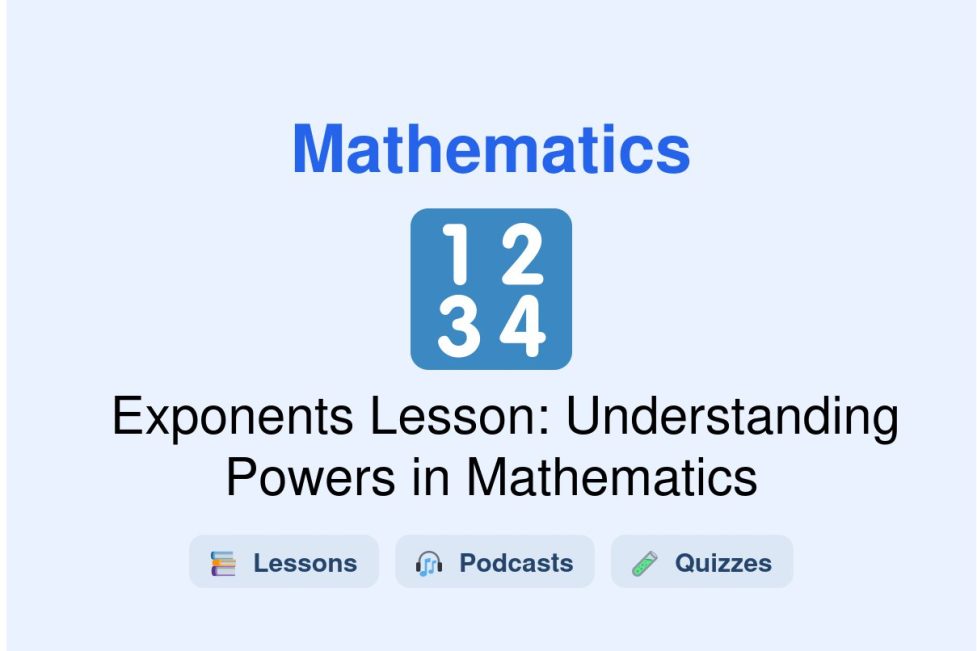 🎓 Exponents Lesson: Understanding Powers in Mathematics
