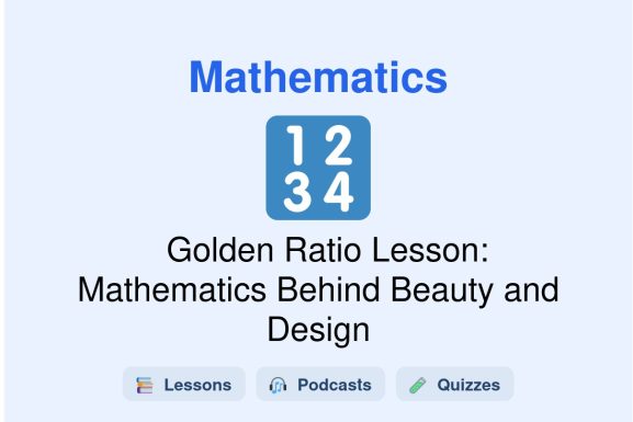 🎓 Golden Ratio Lesson: Mathematics Behind Beauty and Design