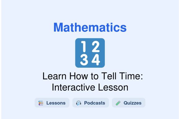 🎓 Learn How to Tell Time: Interactive Lesson