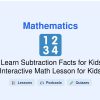 🎓 Learn Subtraction Facts for Kids: Interactive Math Lesson for Kids