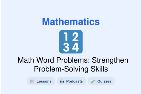 🎓 Math Word Problems: Strengthen Problem-Solving Skills